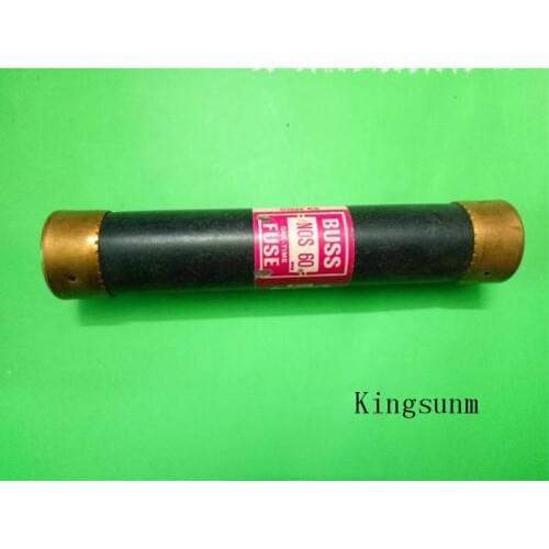 Free shipping 5pcs NOS 60 One-Time fuse fuse 27X140MM BUSS bus man 60A 600V genuine