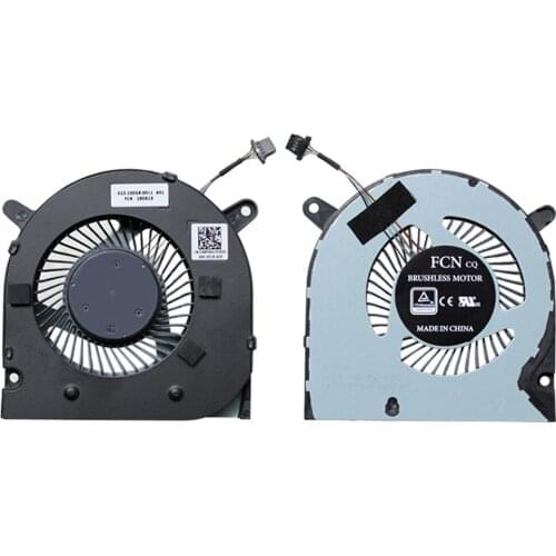 Cooling Fan Replacement Graphics Card Low-noise CPU Cooler Fan for Dell 2019 G3-3590 Notebook Repair Part