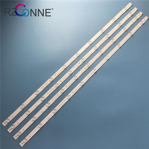 855mm LED Backlight strip 10 lamp For Changhong 43" TV LED43D7200I SVJ430A07 Rev07 R L type LB-C430F14-E1-L-G1-SE1 SE2