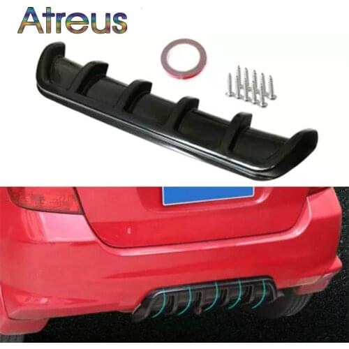 Universal Car Rear Bumper Spoiler ABS Stickers for Toyota Corolla Seat Leon Jeep Fiat Skoda Fabia Rapid Renault Duster