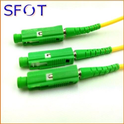 Fiber Optic Patch Cord, MU/APC-MU/APC SX SM fiber optic patch cord, PVC, 2.0mm