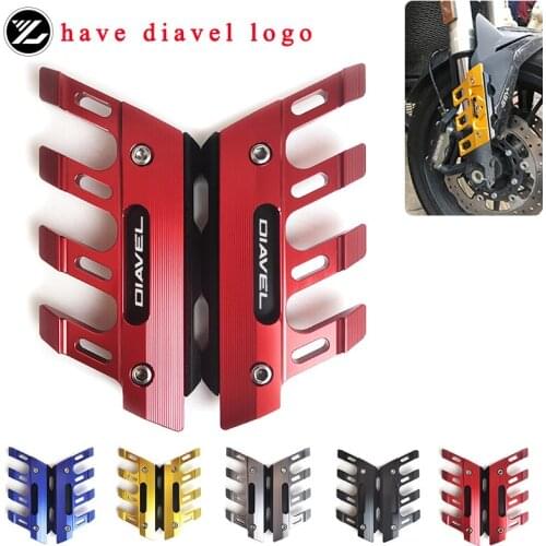 Motorcycle Accessories Front Brake Disc Caliper Protector Cover For DUCATI DIAVEL Diavel 2011 2012 2013 2014 2015