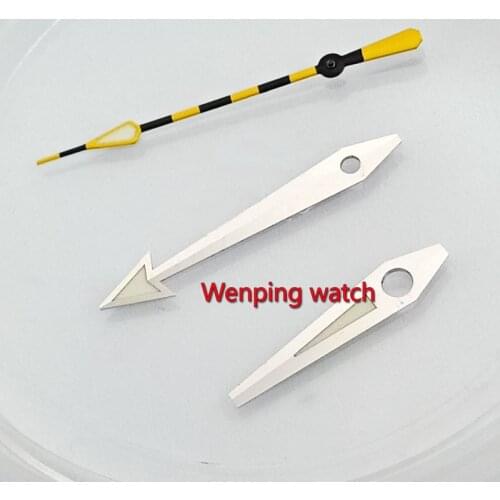 Yellow and black small seconds Watch hand for miyota 8205,8215,821A;mingzhu DG2813,3804 automatic Mechanical movement