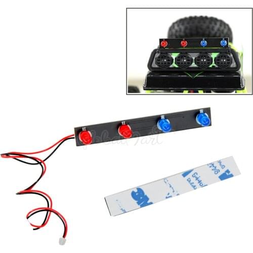 1 set Headlights Roof Lamp Light LED for 1/12 WLtoys 12428 Remote Control Car RC Buggy Off-Road Car DIY LED Lights Spare Parts