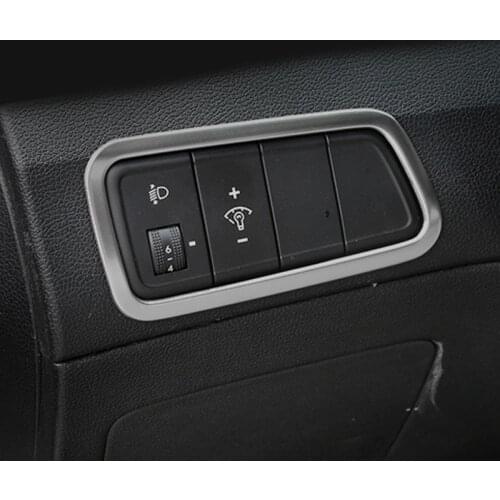 1pc for hyundai ELANTRA 2014-2015 Headlamp adjustment button Decorative frame