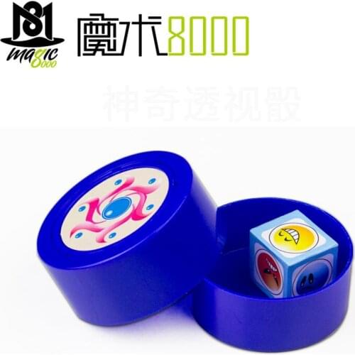 1 PC Predict Dice Magic Props Consciousness Control Magic Tricks Dice Stage Street Performance Party Board Game Fun Toy