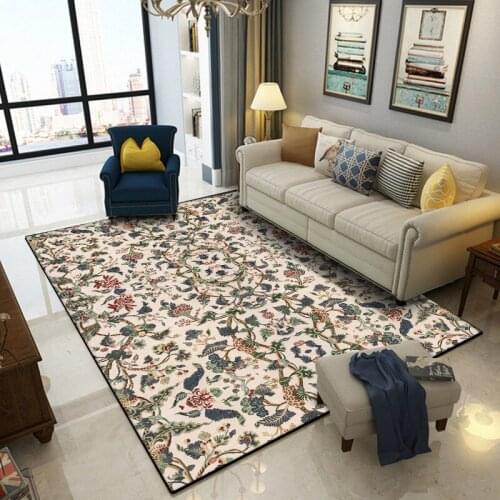 120x160cm bedroom rug American flower door mat bedroom living room non-slip bedside carpet floor mat rugs living room