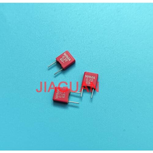 20PCS Original new RED WIMA MKS2 220NF 63V P5MM mks-2 0.22UF 224/63V Audio 224 PCM5 220nF/63V 0.22U/63V