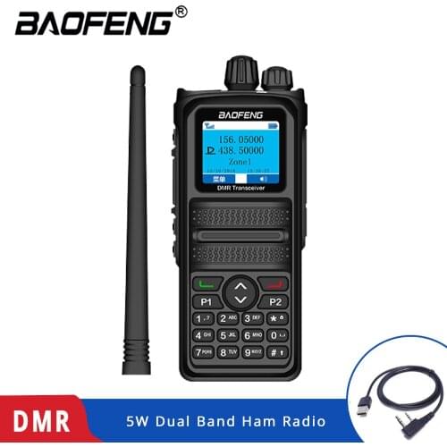 Bao feng DM-1802 Dual Band walkie-talkie 5W VHF UHF DMR VFO digitale/analogico crittografia Radio bidirezionale