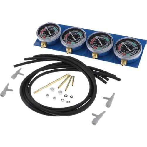 4 Cyl Gauges Motorcycle Fuel Vacuum Carburetor Carb Synchronizer Tool Balancer