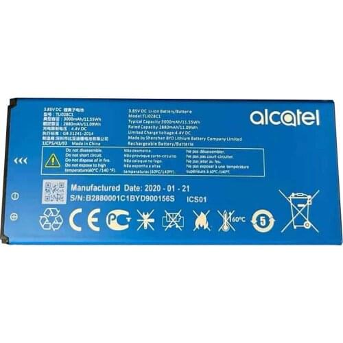 3000mAh Battery TLI028c1 for Alcatel TLI028c1 TLI028c7 Battery