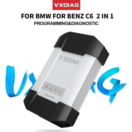 New VXDIAG VCX Car diagnostic For BMW For Mercedes Benz C6 2 in 1 automotivo code reader WIFI OBD Diagnostic tool ista Xentry
