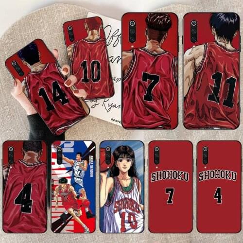 Slam Dunk Sakuragi Haruko Akagi Phone Case for Xiaomi Mi Note 10 Lite Mi 9T Pro xiaomi 10 10 CC9 Pro 9SE