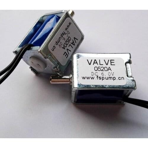 6V/12V Mini Electromagnetic Solenoid Valves Normally Open DC Exhaust Solenoid Valves for Electric Air Valves