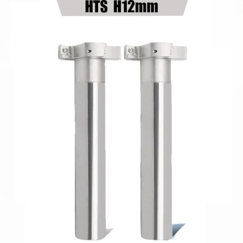 1PC HTS T-Slot Milling Cutter H12mm HTS-30-H12-C16-150-4T CNC Machine End-Mill Carbide Inserts Three Sides Milling Tool Shank