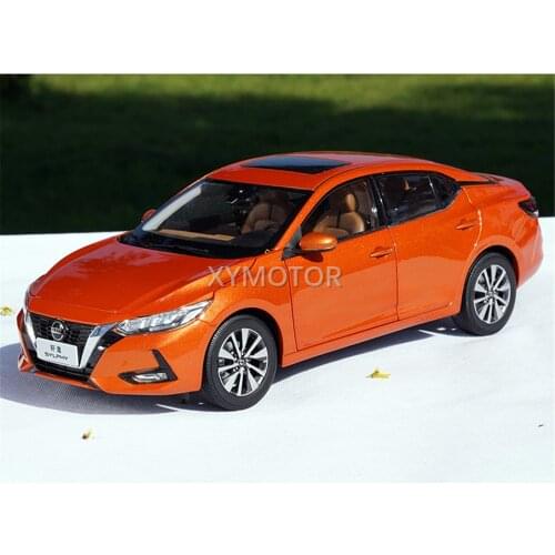 In Scale 1/18 For Nissan Sylphy 14th generation Diecast Model CAR Red kids Toys Gift Collection Ornaments Display Metal,Plastic