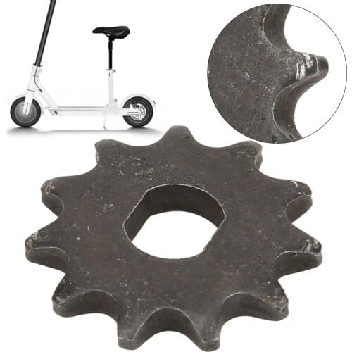 Metal Electric Scooter Sprocket 11 Tooth Motor Engine Pinion Gear H Holes Crankset Gear Plate for T8F Chain
