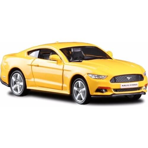 1:36 2015 Mustang GT Car Education Model Classical Pull Back Diecast Metal Toy For Kids Toys Collection Gifts Free Shipping