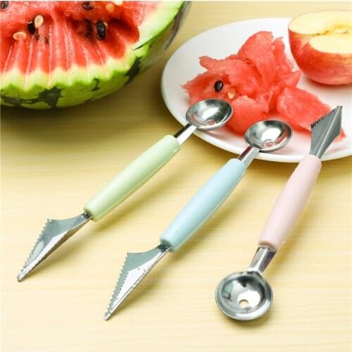Fruit Platter Carving Knife Spoon Ice Cream Watermelon Baller Scoop Kitchen Gadgets Accessories Cold Dishes Tools Food Cutter