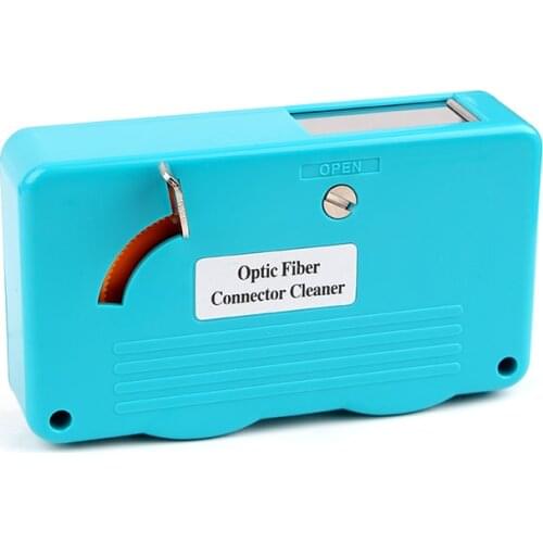 Fiber end face cleaner with replacable tape Fiber Optic Cleaner Optical 500 times Fiber Cassette Cleaner Fiber Connector Cleaner