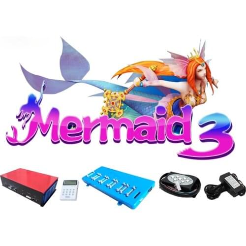 Hot sale Mermaid 3 Fish Hunter Arcade Games Software Video Game Kits for gambling machine