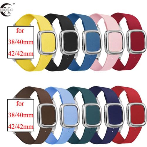 Watch-band for Apple Watch 5/4 42mm 44mm Official Modern style Buckle straps for iwatch 3/2/1 38mm 40mm Apple watch accessories