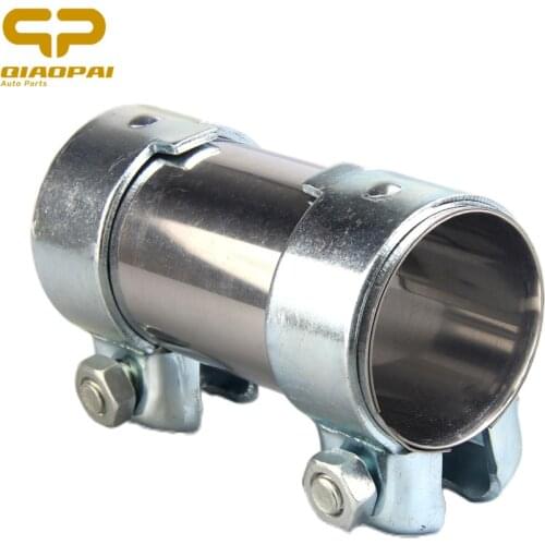 Car Steel Muffler Exhaust Clamp 191253141F 50x125MM For VW Golf Audi A4 A6 A8 100 80 90 Quattro Motor Turbo Exhaust Dual Clip