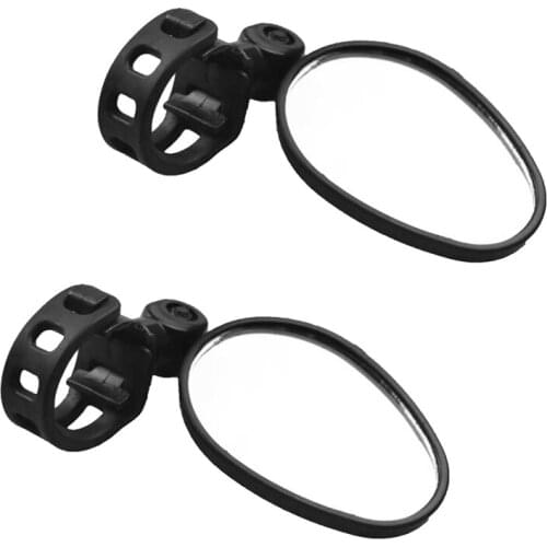 Bike Rearview Mirrors Adjustable Rotatable Handlebar End Mount Mirror Easy Install for MTB Road Bike