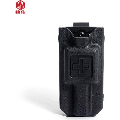 1PCS Molle System EMT Tourniquet Storage Box Tactical Medical Military Fan Outdoor Multi-Function Pocket Portable First Aid Kit