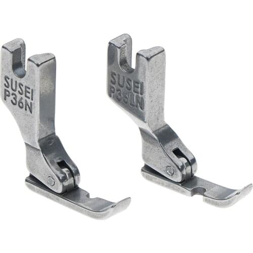 1PCS P36LN / P36N Presser Foot Industrial Sewing Machine Flatcar Unilateral Presser Foot Steel-Sided Zipper Foot High Quality