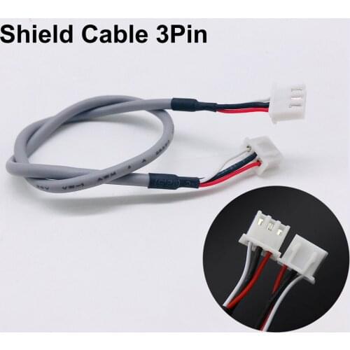 10pcs High Quality 3pins Shielding Audio Signal Cable 2.0 Channel Input Cable For HiFi Power Amplifier Board Tuner XH2.54 3P