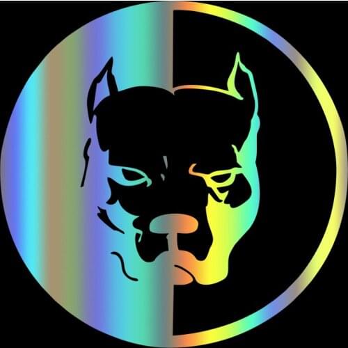 40141# Die-Cut Vinyl Decal Pitbull 2 Car Sticker Waterproof Auto Decors on Car Body Bumper Rear Window