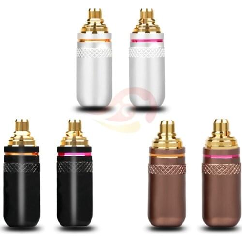 Audio Jack IE300 IE900 Earphone Pin Gold Plated HiFi Headphone Wire Connector Metal Adapter For 2.5mm 3.5mm 44mm Headset Plug