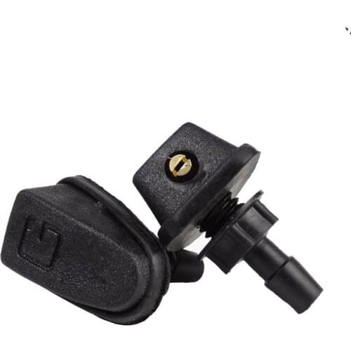 Car Universal Windshield Washer Sprinkler Head Wiper Fan Shaped Spray Nozzle E7CA