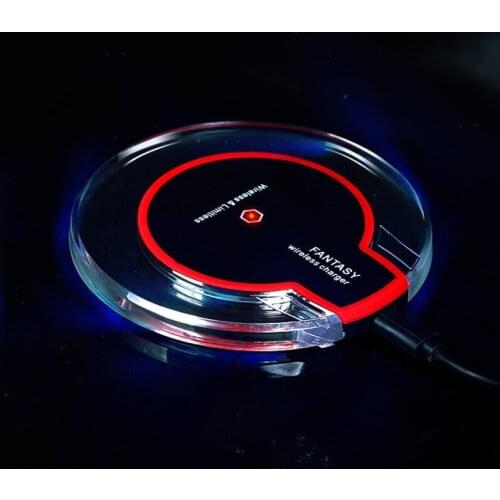 KEBIDU QI Wireless Charger For iPhone XS Max XR Phone LED USB Wireless Charger Fast Charging For Samsung Galaxy S9 adapter 06