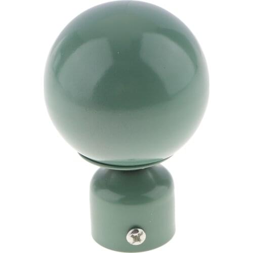 Decorative Steel Curtain Rod Ends Cap Heads Artisitic Drapery Finials for 28mm Inner Diameter Rods