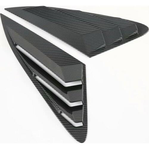 For KIA Optima K5 2020 2021 ABS Auto Rear Window Triangle Shutter Protection Panel Cover Sticker Trim Exterior Accessories