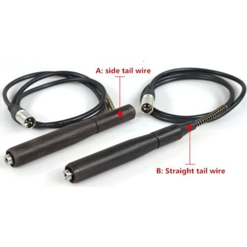 Leather Electric Edger Ironing Machine Ebony Handle with Stainless Steel with M8 Threaded Interface Y