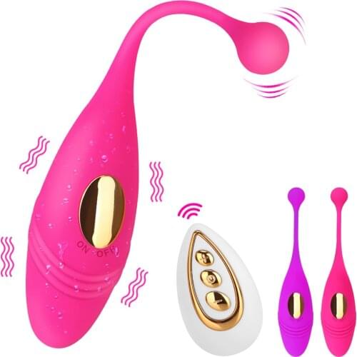 10 Speed Wearable Dildo Vibrator Vaginal Tighten Exercise Clitoris Stimulation Wireless Remote Vibrator Sex Toys for Women