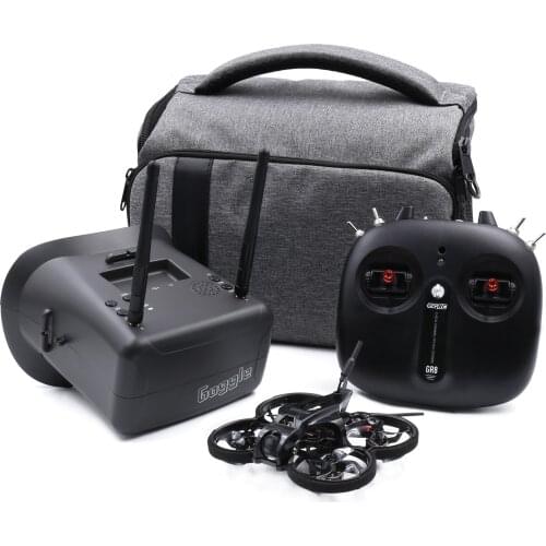 GEPRC TinyGO Racing FPV Whoop RTF GEP-12A-F4 200mW Runcam Nano2 GR1102 10000KV 79mm Drone GR8 Remote Controller 4.3inch Goggles