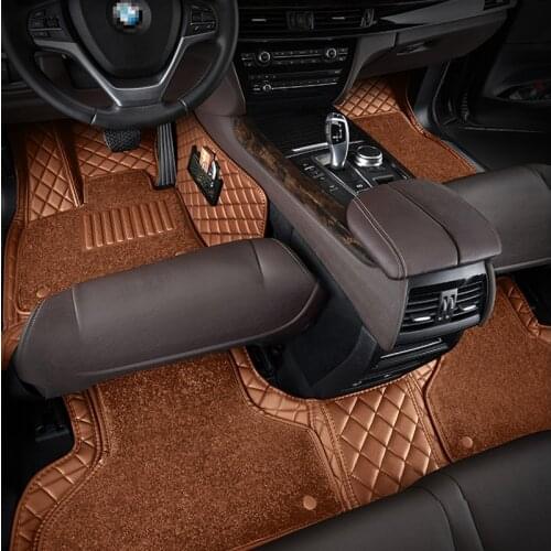 Leather car floor mats For Mini countryman r60 one cooper R50 R52 R53 R56 R57 R58 F55 F56 F57 accessories carpets rugs