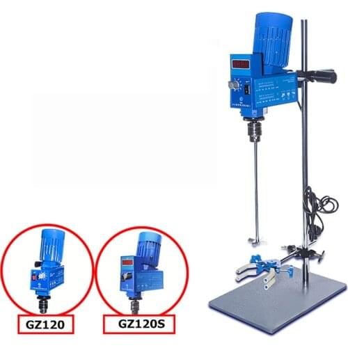 AC 110V/220V Laboratory Electric Cantilever Mixer Digital Lab Overhead Stirrer Industrial Medium Viscosity Liquid Mixer 20L