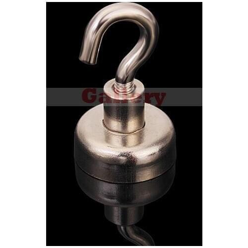 Magnet 3 Pcs Lot N35 20x37mm Hook Pot Strong Rare Earth Salvage Tool