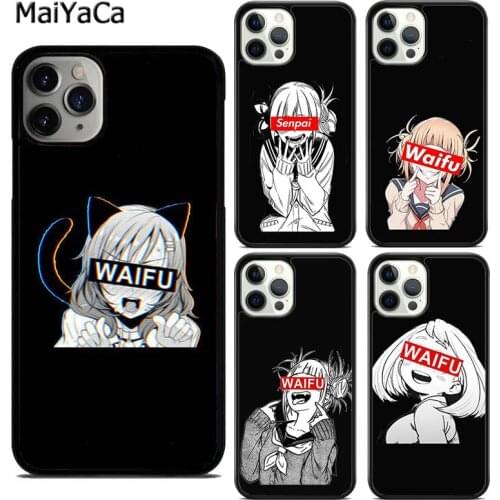 MaiYaCa Anime Senpai Waifu Sugoi Phone Case Cover For iPhone 5 SE 2020 6s 7 8 plus X XR XS 11 12 pro max Samsung S8 S9 S10 shell