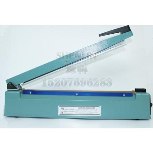SHENLIN Impulse sealing machine plastic bags sealer hand held aluminum bags sealer packaging sealer 400mm 110V 2 heating wire