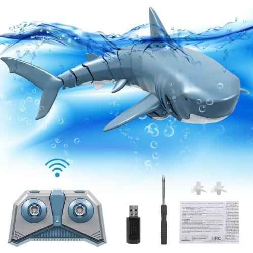 Mini RC Water Toy Simulated Shark Fish Toy for Kids Underwater Shark Swim Remote Control Toy Shark Water Game Boat Toys