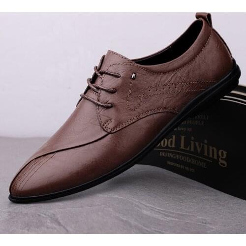 Shoe fashion on sports black 2020 sneaker leisure spring flat loafers Sneaker man cuero hot zapatos hombre causal Casual mens