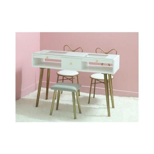 Nail table and chair set combination Nordic net red single double double manicure set special economic ins paint white