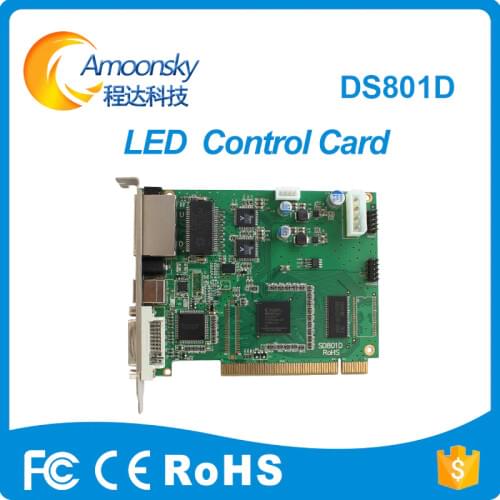 Orignal linsn ds801 ds801d linsn led sending card for single dual color led display