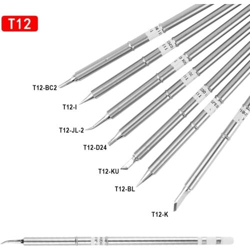 1Pcs T12-JL02 Soldering iron Unleaded Soldering Iron Tip Electric Soldering Iron Tip Welding Rework Soldering Station Tools